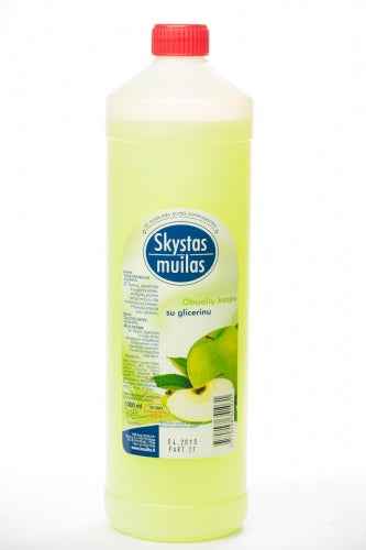 Soap, liquid, with glycerin, apple, 1l