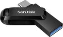 SanDisk Ultra Dual Drive USB flash drive 128 GB USB Type-A / USB Type-C 3.2 Gen 1 (3.1 Gen 1) Black, Silver