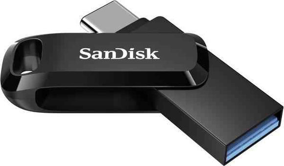 SanDisk Ultra Dual Drive USB flash drive 128 GB USB Type-A / USB Type-C 3.2 Gen 1 (3.1 Gen 1) Black, Silver