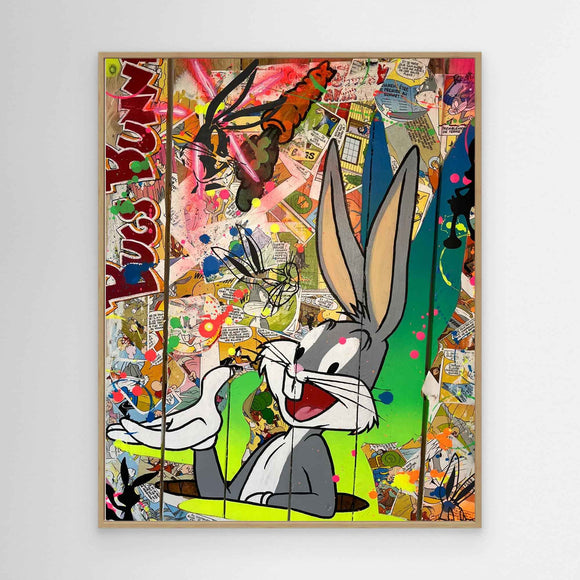 Bugs Bunny reproduction officielle sur toile de l'œuvre