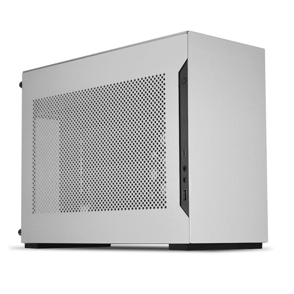 Châssis Lian Li A4-H2O A4 Mini-ITX, câble de montage PCIE 4.0 - Argent