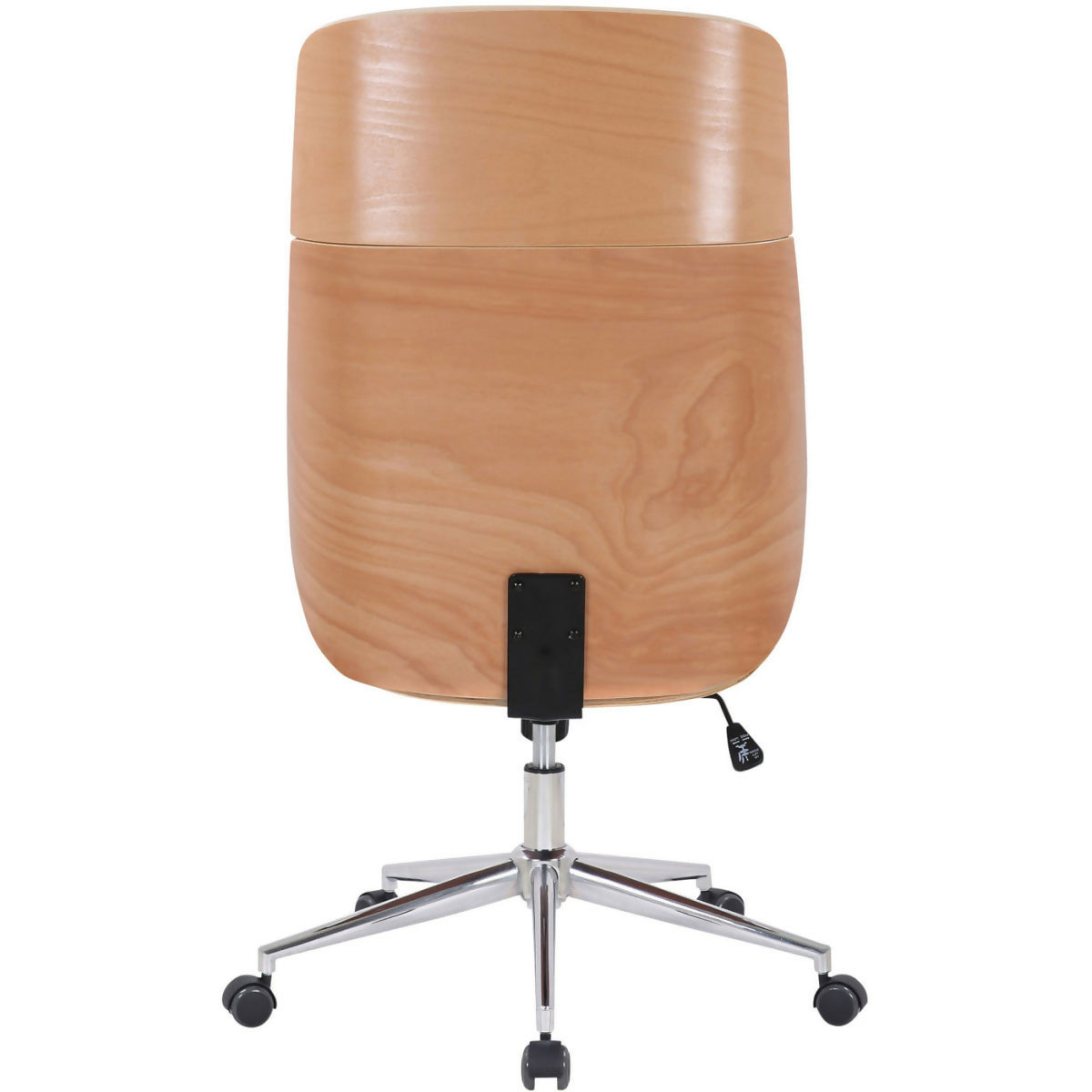 Varel office armchair - Natural wood - white