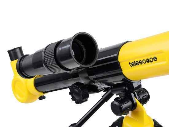Scientific Educational Telescope With Yellow A Phone Holder