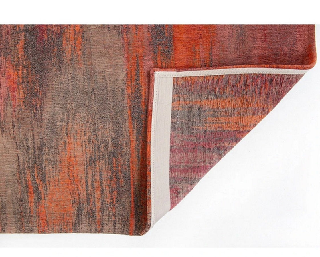 Tapis de salon coton atlantic hibiscus red