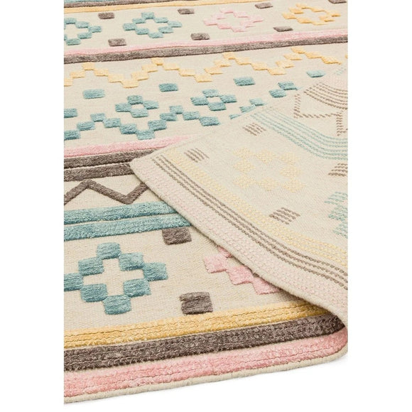 Tapis de salon en laine style berbère teo