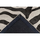 Tapis de salon en viscose design fait main ZEBRA-4