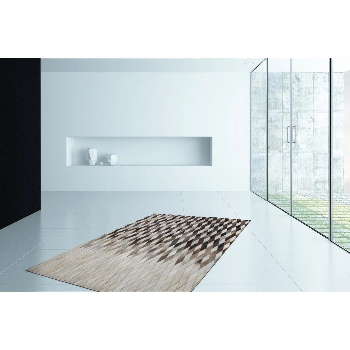 Tapis de salon cuir véritable slawn
