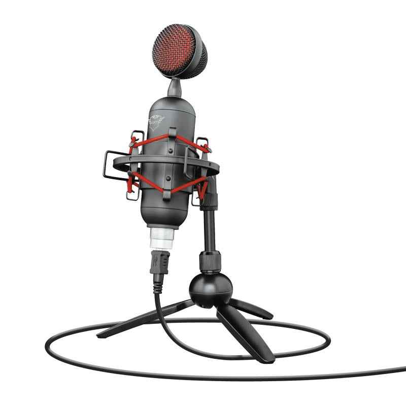 TRUST MICROPHONE, trépied, connecteur USB, noir, « TR-23466 » (timbre vert 0,03 lei)