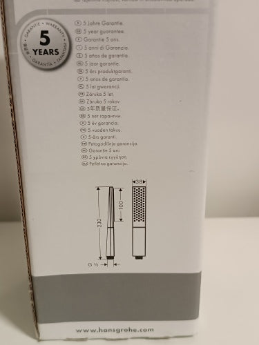 Ecost customer return hansgrohe Rainfinity Rain Shower Head