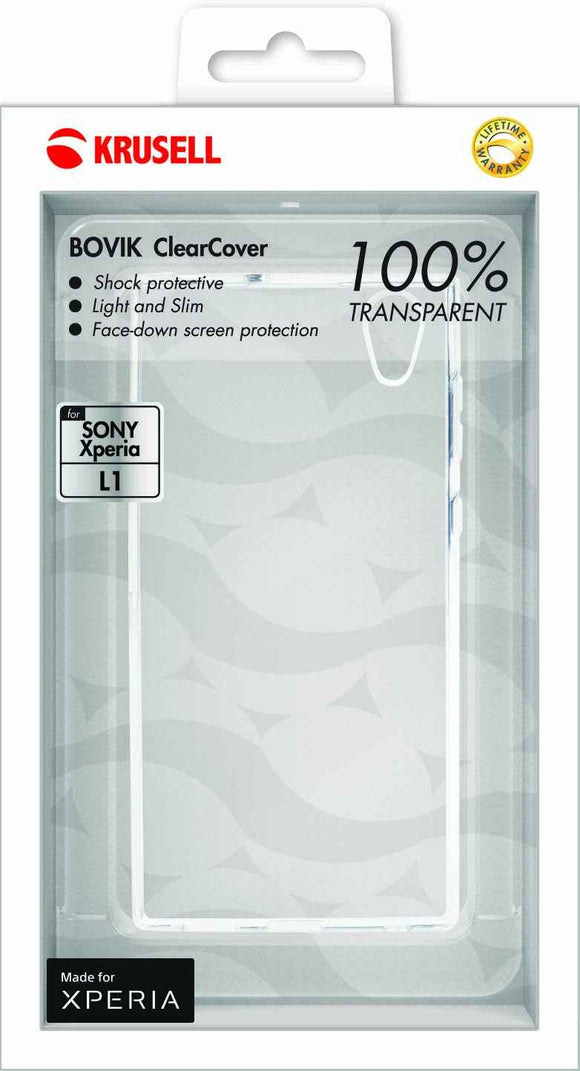 Coque Krusell Bovik transparente pour Sony Xperia L1
