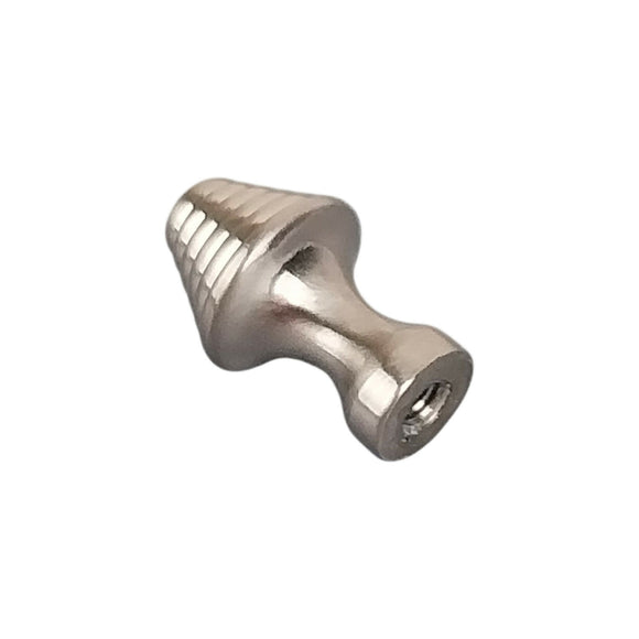 Bouton de meuble LAMPE, Finition zamak nickel mat