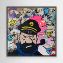 Capitaine face reproduction officielle sur toile de l'œuvre