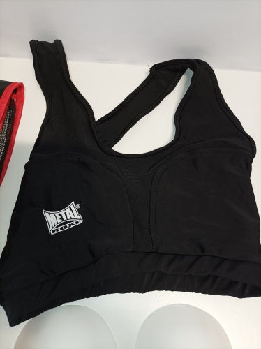 Soutien-gorge pour femme avec protections en métal, retour client Ecost