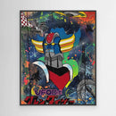 Goldorak reproduction officielle sur toile de l'œuvre
