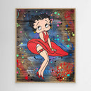 Betty Boop Rouge impression de l'œuvre originale
