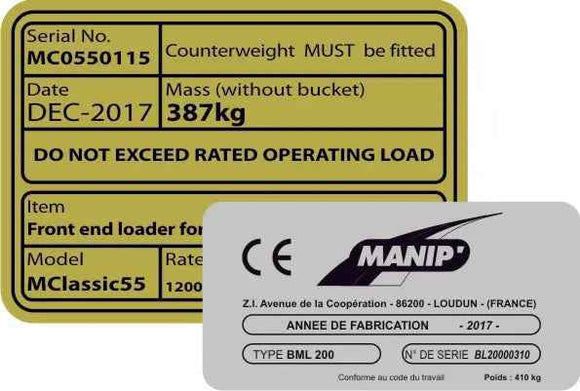 50 à 1000 autocollants avec numérotation 10 à 20 cm² - Clicktofournisseur.com