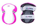 GLOBBER elbow and knee pads PROTECTIVE JUNIOR  DEEP PINK XS RANGE B ( 25-50KG ),541-110 | Globber