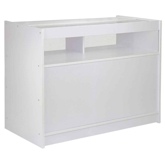Vitrine Comptoir Blanc B1200 pour Commerces