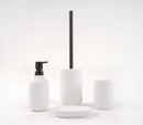 Set accessori bagno bianco