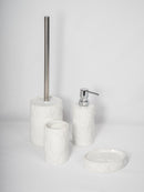 Set accessori bagno bianco-2
