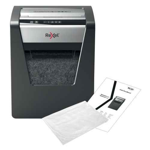 Destructeur de documents Rexel Momentum X415, 4 x 40 mm, P4, gris/noir