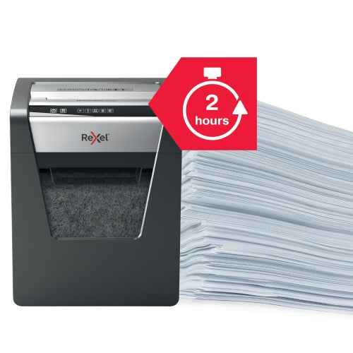 Destructeur de documents Rexel Momentum X415, 4 x 40 mm, P4, gris/noir