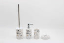 Set accessori bagno con decori