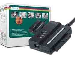 Câble adaptateur de disque dur DIGITUS USB 3.0 -> SATA II + IDE 3,5"