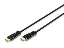 Kabel połączeniowy hybrydowy AOC HDMI 2.0 Premium HighSpeed 4K/60Hz UHD HDMI A/HDMI A M/M czarny 15m