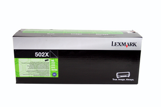 Cartouche de toner lexmark 502x r 1 pièces noir d'origine
