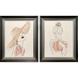 Tableau cadre en bois BOURGEOISE
