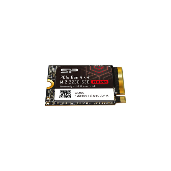 Silicon Power SSD | UD90 2230 | 1000 GB | Solid-state drive interface PCIe Gen 4x4 | Read speed 4900 MB/s | Write speed 3200 MB/s