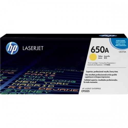 HP 650A Yellow Original LaserJet Toner Cartridge