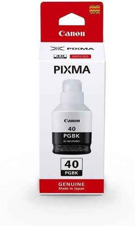 Canon GI-40 PGBK (3385C001) Ink Refill Bottle, Black