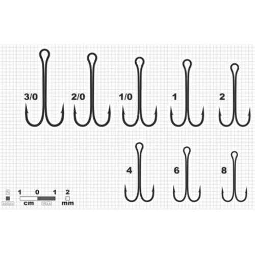 Dvišakiai Kabliukai Kujira 520 Bn Nr.6, 10 vnt.