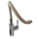 Miscelatore cucina con canna di gomma flessibile beige/tortora-9