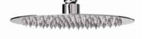 Soffione doccia tondo ultraslim anticalcare cm 35