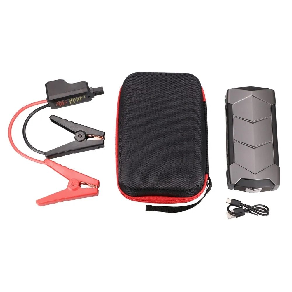 Démarreur de secours Extralink Jump Max7 10 000 mAh | Batterie externe pour démarrer la voiture | 3 LED, lampe de poche, boussole, marteau
