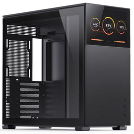 Jonsbo D41 Screen ATX Case, Tempered Glass - black