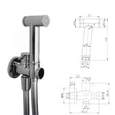 Set completo per wc con rubinetto
