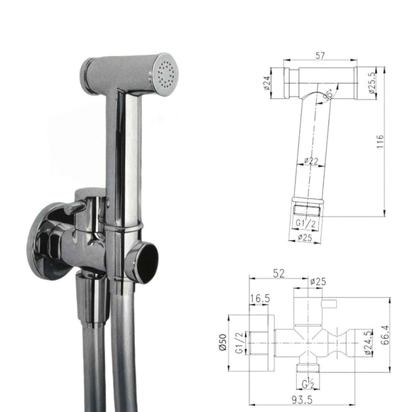 Set completo per wc con rubinetto