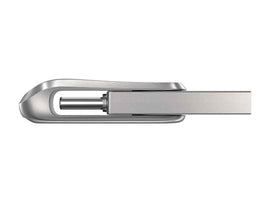 SanDisk Ultra Dual Drive Luxe USB flash drive 256 GB USB Type-A / USB Type-C 3.2 Gen 1 (3.1 Gen 1) Stainless steel