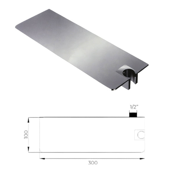 Presa acqua con mensola attacco a destra