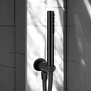 Set doccia nero opaco completo