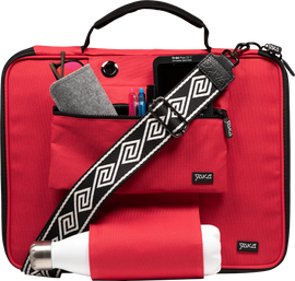 Sac Ordinateur - 13.3 pouces - Rouge avec patte EasyFix Révolutionnaire