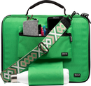 Sac Ordinateur - 15.6 pouces - Vert avec patte EasyFix Révolutionnaire