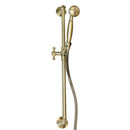 Saliscendi in ottone bronzato completo vintage-1