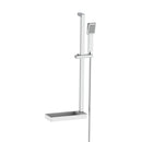 Saliscendi cromato quadrato con mensolina-1