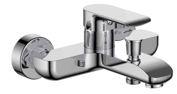 Miscelatore vasca moderno cromato completo