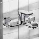 Miscelatore vasca moderno cromato completo